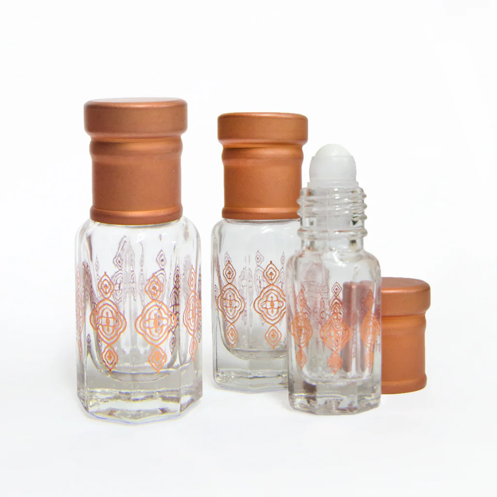 Copper Top Design Empty Bottle Dozen 3ml